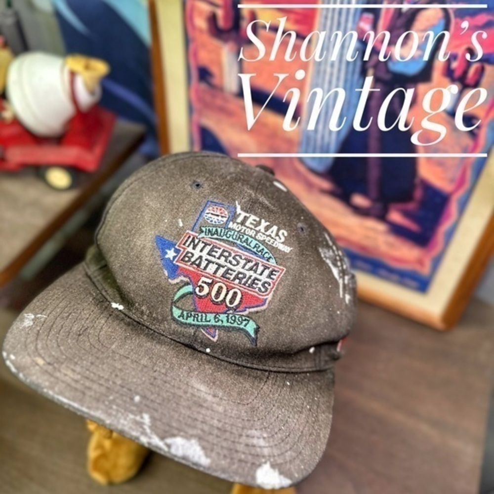 Texas motor speedway 1997 VNTG destroyed hat